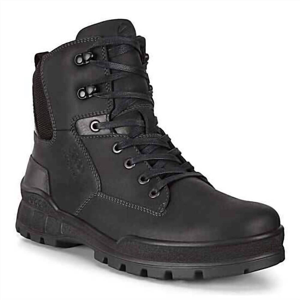 NEW ECCO men's track 25 boot in black